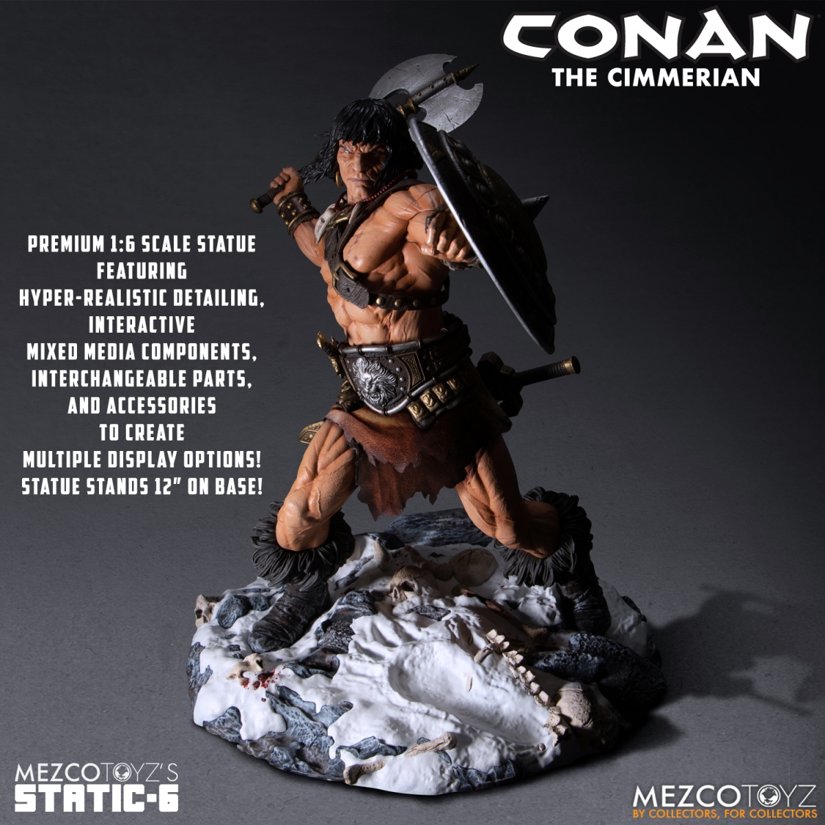 Mezco Scale Conan The Cimmerian Statue Brian Carnell