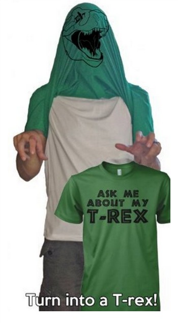 Ask Me About My T-Rex T-Shirt