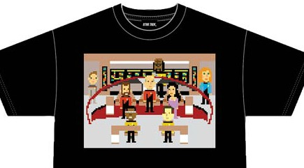 8-Bit Star Trek The Next Generation T-Shirt