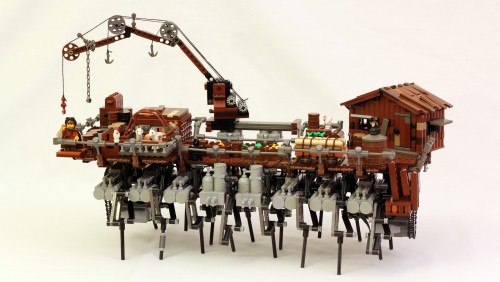 LEGO Steampunk Walking Ship