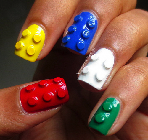 3D Lego Nails