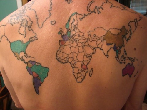 Map Tattoo