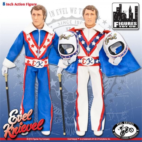 Evel Knievel 8-inch Retro Action Figures