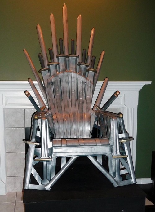 Game of Thrones Throne from Lawn Chair