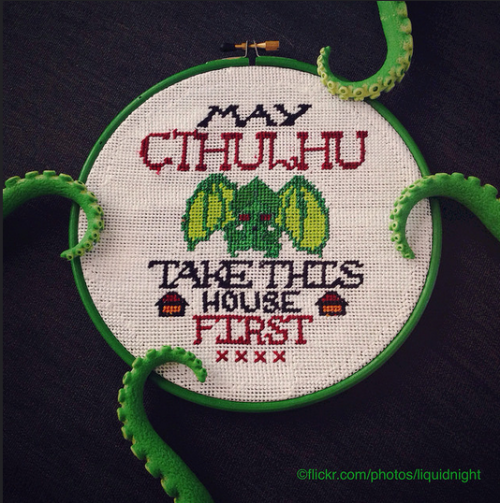 Cthulhu Needlepoint