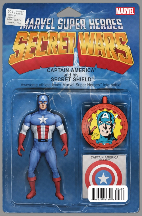Captain America - Secret Wars Variant Action Figure Cover