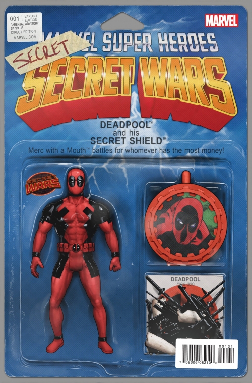 Deadpool - Secret Wars Variant Action Figure Cover