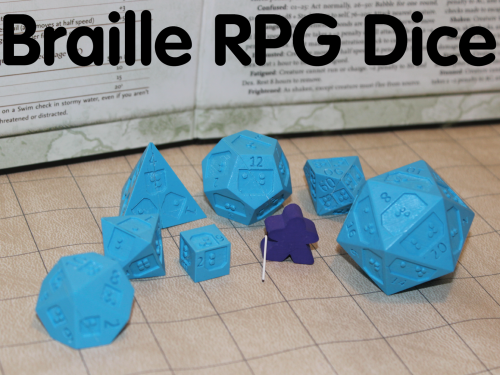 Braille RPG Dice
