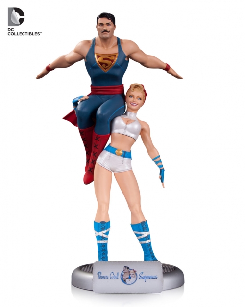 DC Comics Bombshells: Power Girl and Superman Statue