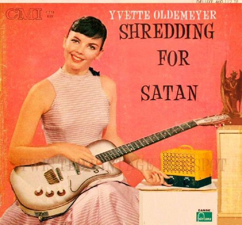 Shredding for Satan Album Cover