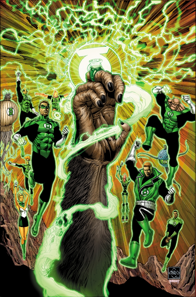 Planet of the Apes / Green Lantern Crossover Cover Image