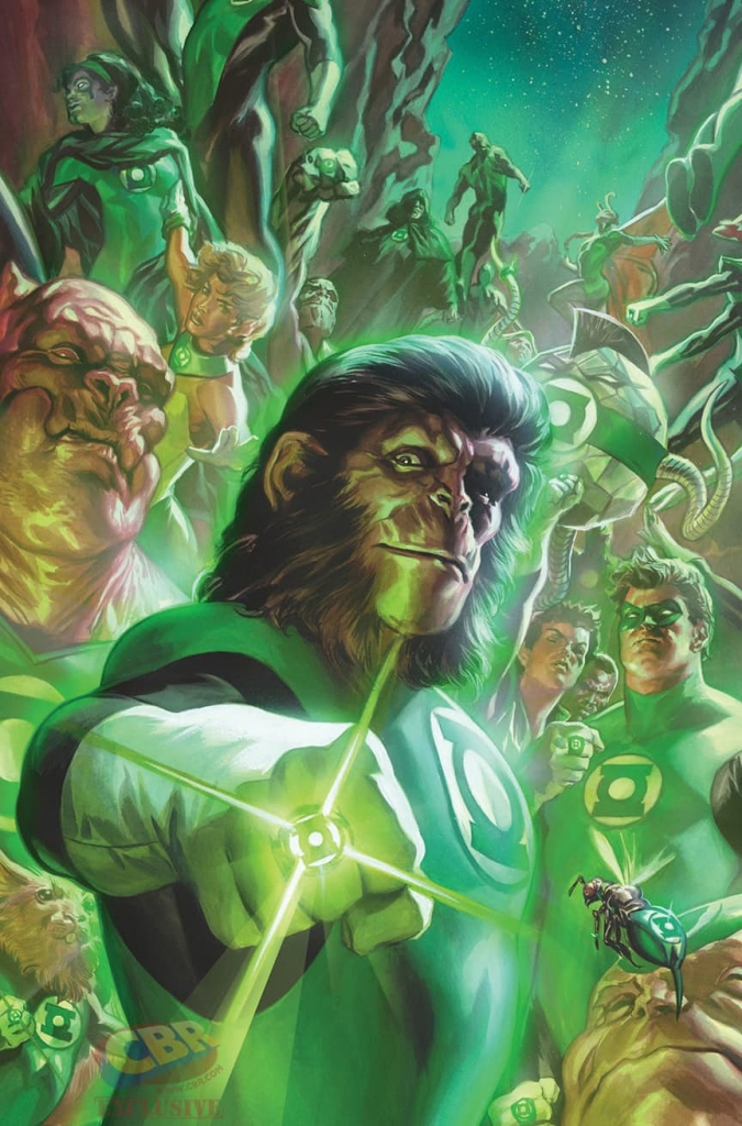 Planet of the Apes / Green Lantern Crossover Cover Image