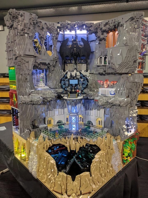 biggest lego batcave