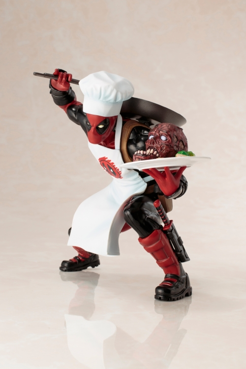Cooking Deadpool Statue