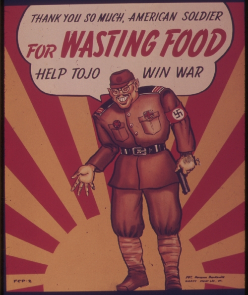 Thank you so much, American soldier, for wasting food - Help Tojo Win War