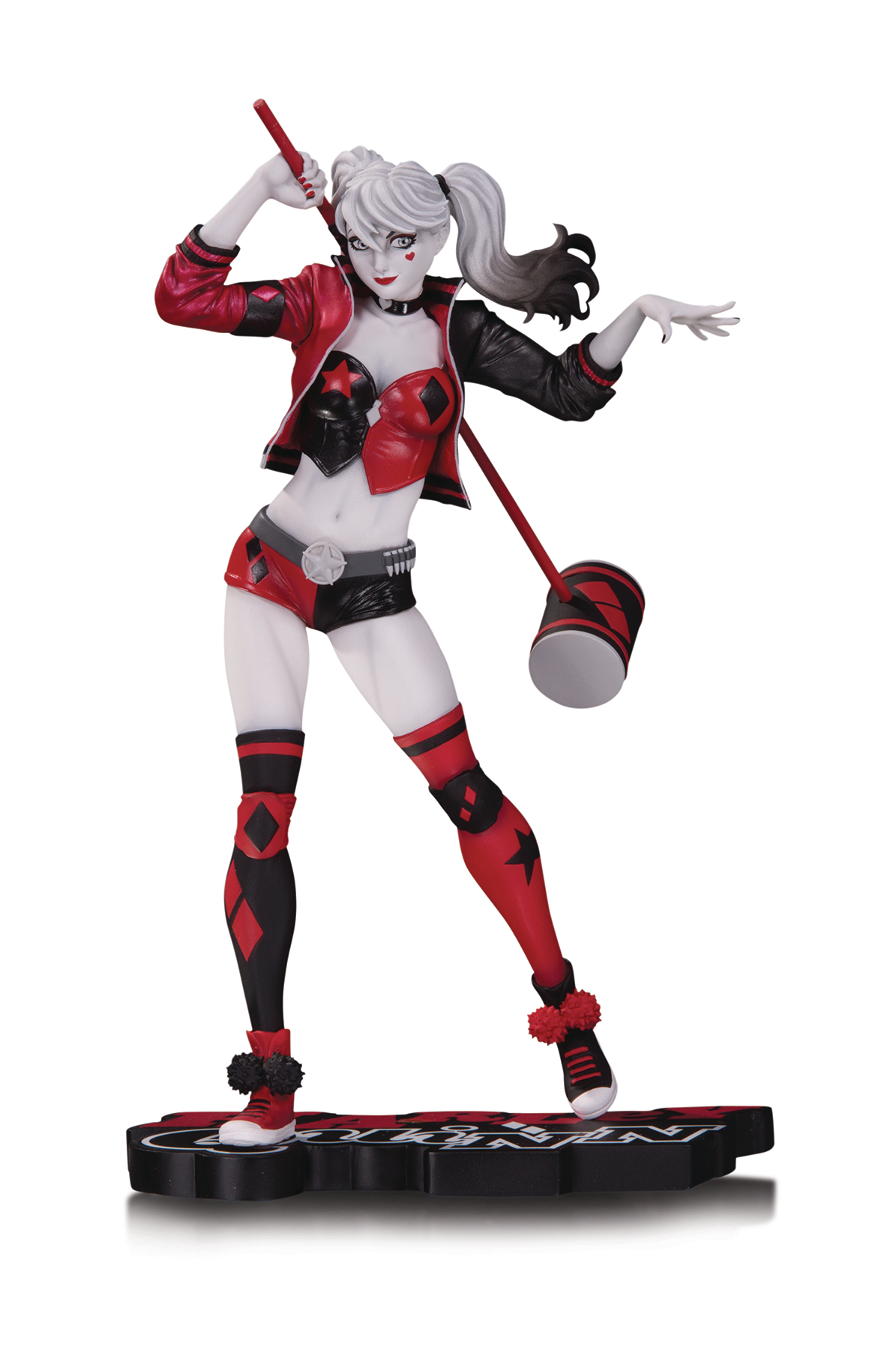 Harley Quinn Red, White & Black Statue by Philip Tan Statue Brian