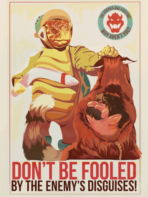 Mario Propaganda Poster
