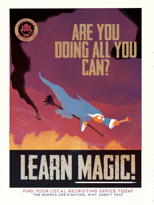 Mario Propaganda Poster