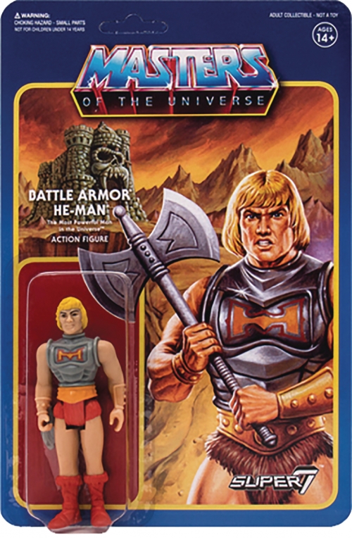 Super 7 Reaction Figures - Masters of the Universe - He-Man (Battle Armor)