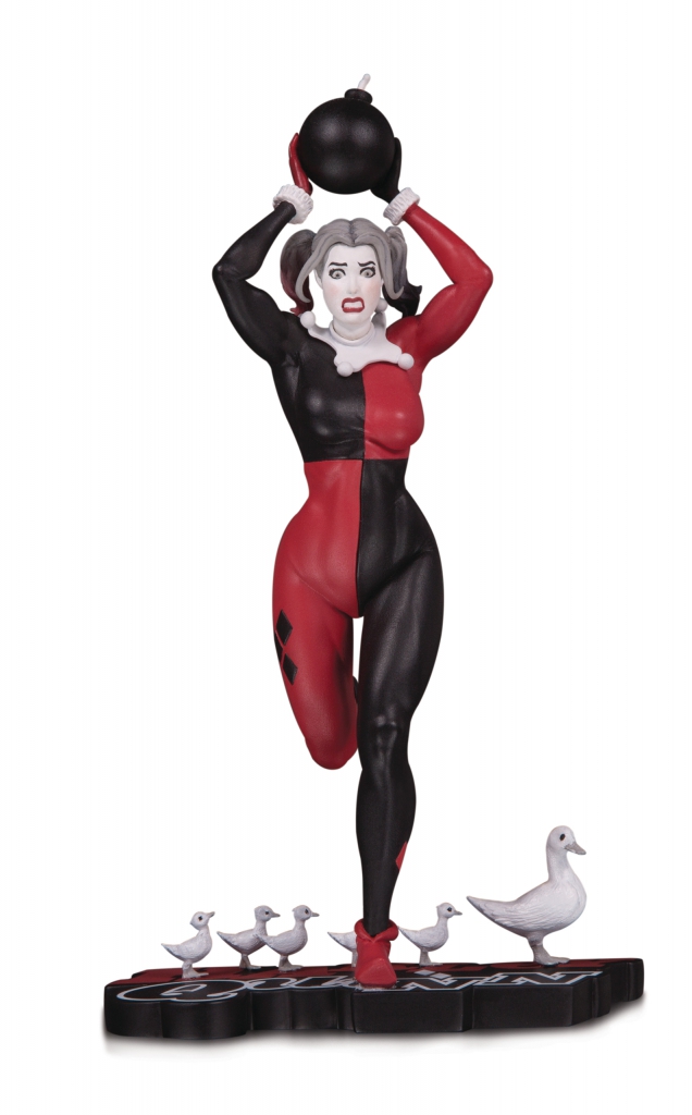 Harley Quinn: Red, White & Black Statute by Frank Cho