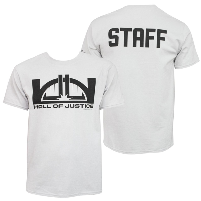 Hall of Justice Staff T-Shirt