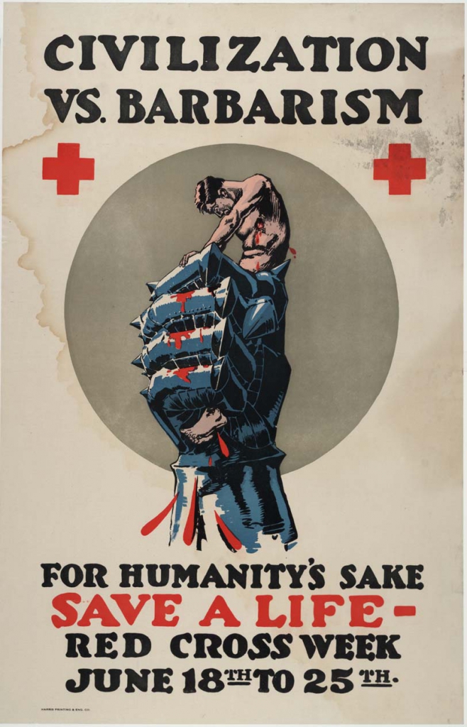 World War I Era Red Cross Propaganda Poster