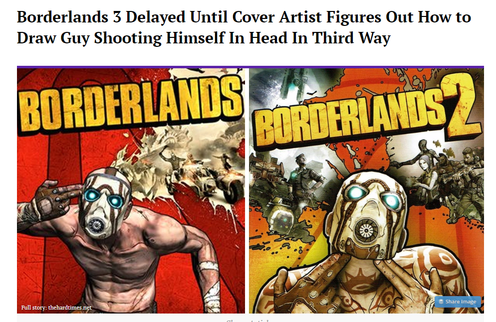 Borderlands 3 Delayed