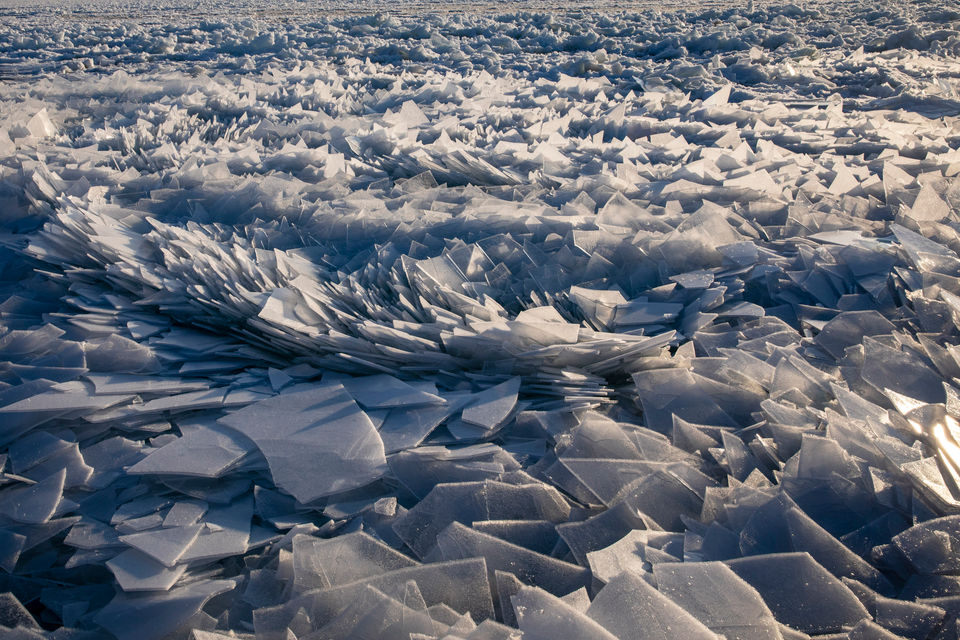 Lake Michigan Ice Shards