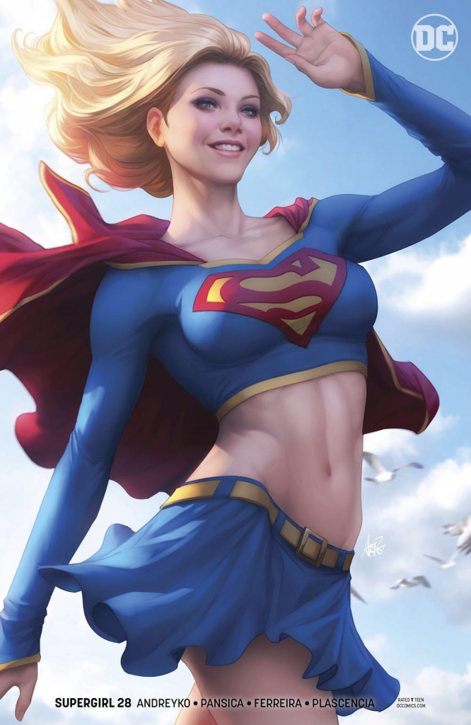 Supergirl #28 Alternative Cover by Stanley Lau
