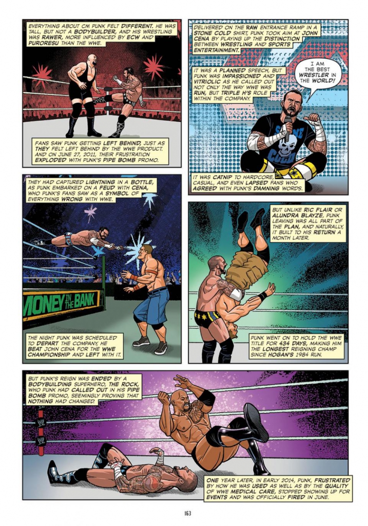 The Comic Book Story of Professional Wrestling - CM Punk Page