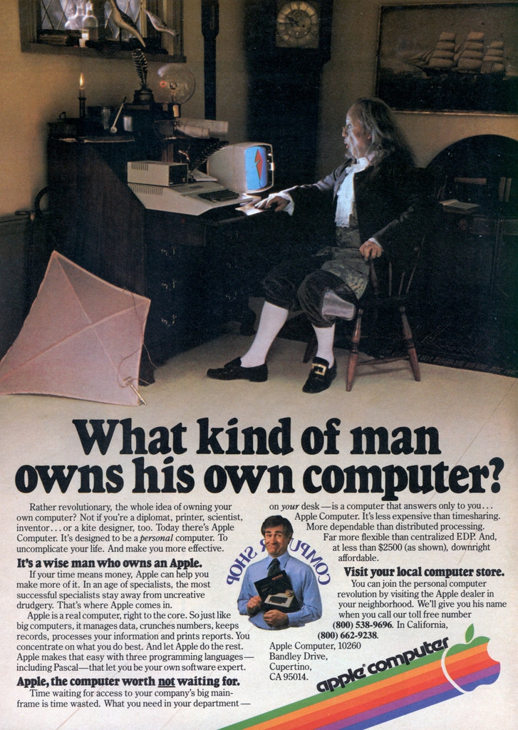 1979 Apple Ad - What Kind of Man Owns His Own Computer?
