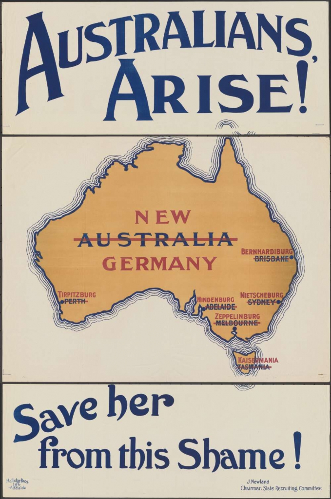World War I Propaganda Poster - Australians Arise!