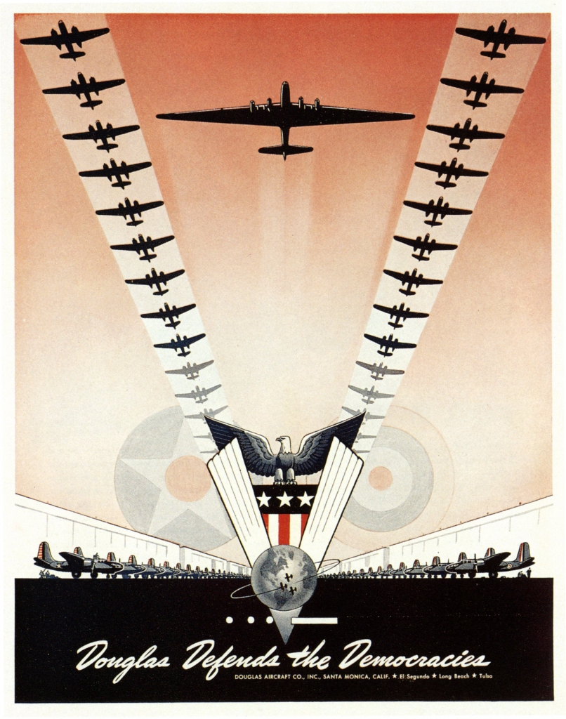 Propaganda Poster - Douglas Defends the Democracies