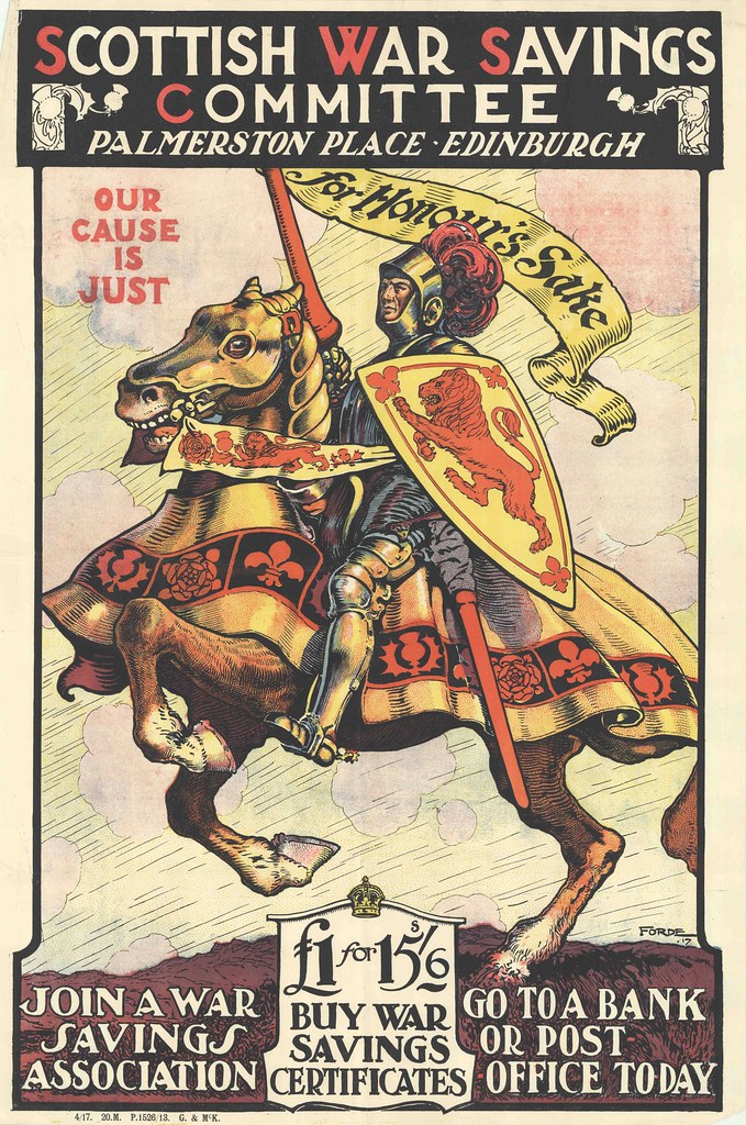 Scottish War Savings Committee - World War I Propaganda Poster