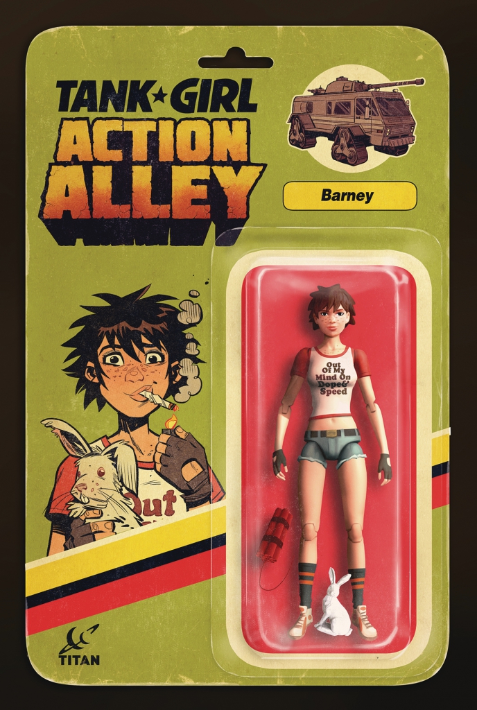 Tank Girl Action Alley #3 - Barney Action Figure Variant Cover