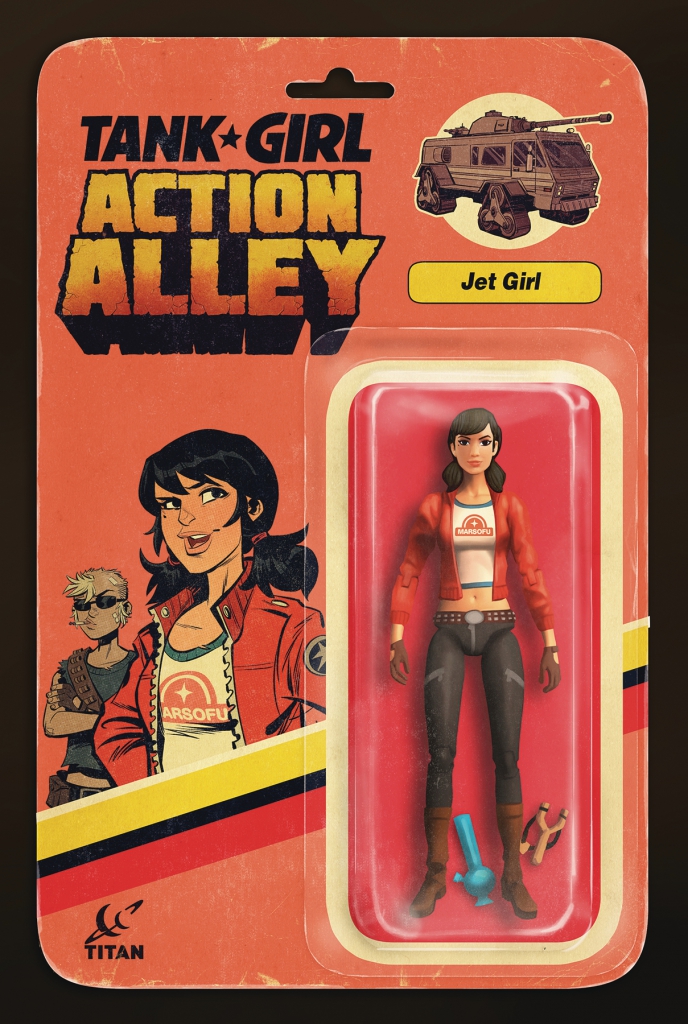 Tank Girl Action Alley #4 - Jet Girl Action Figure Variant Cover