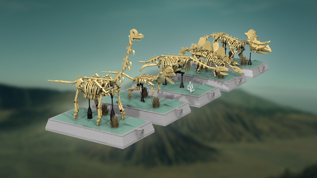 Lego Dinosaur Fossil Skeletons