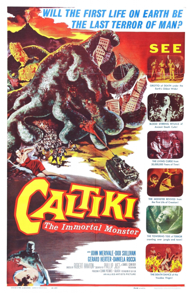 Caltiki: The Immortal Monster Movie Poster
