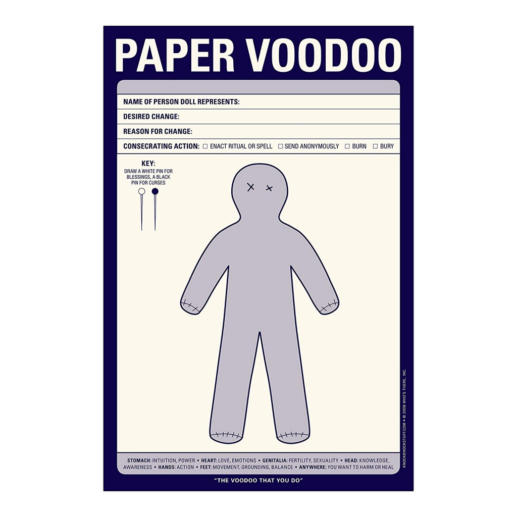 Knock Knock Paper Voodoo Pads