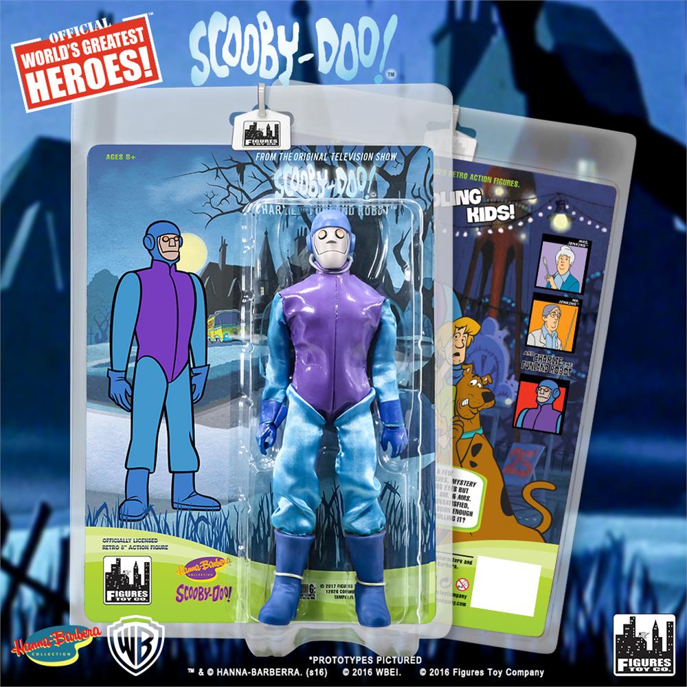 Figures Toy Co. Retro Scooby Doo Action Figures - Charlie The Robot