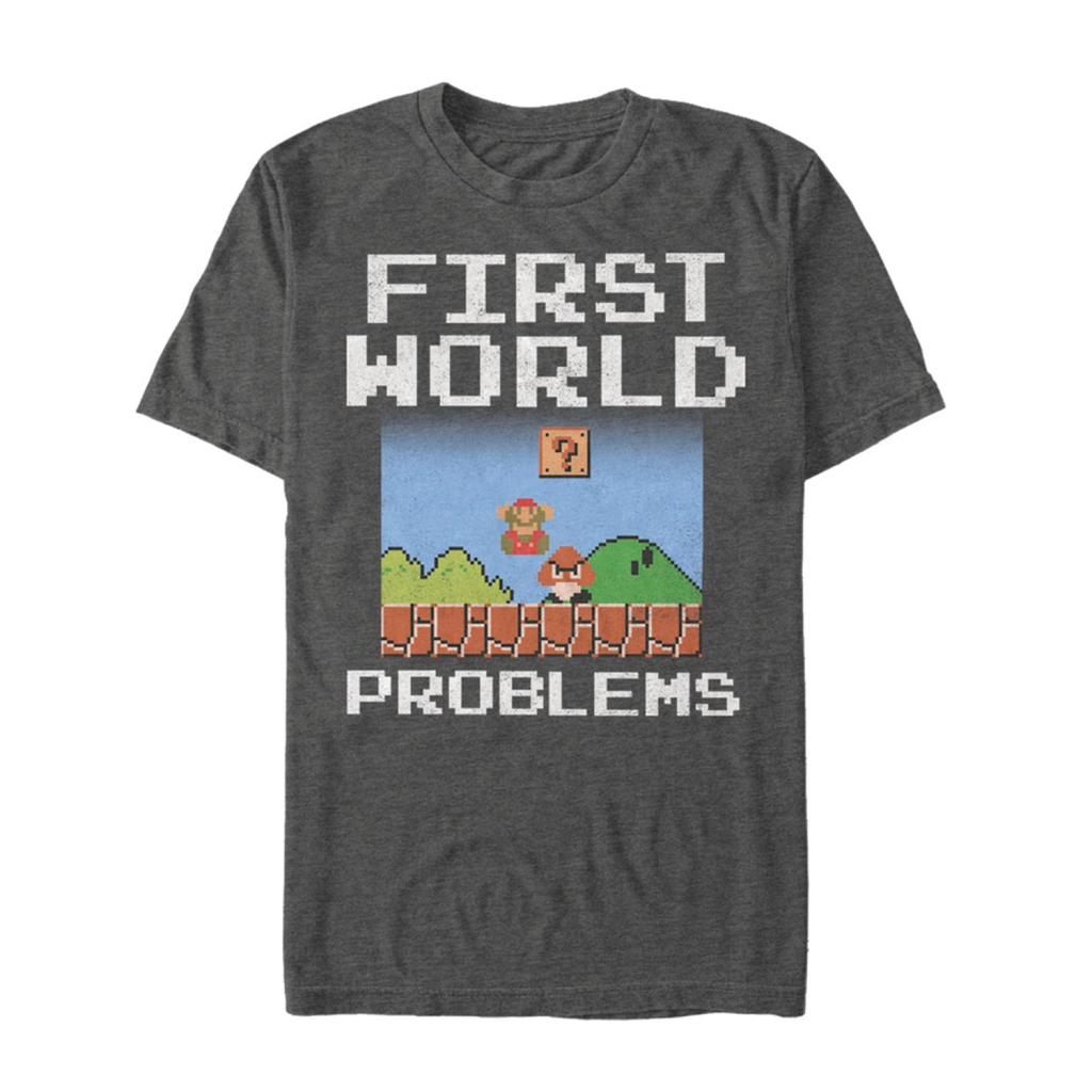 Super Mario First World Problems T-Shirt