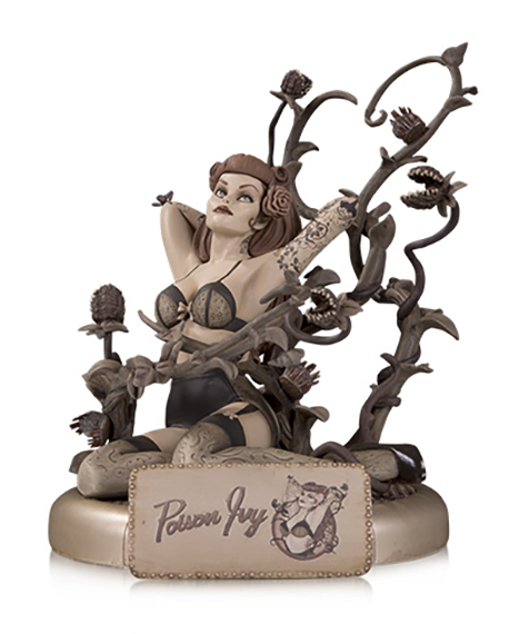 DC Bombshells Poison Ivy Sepia Tone Statue