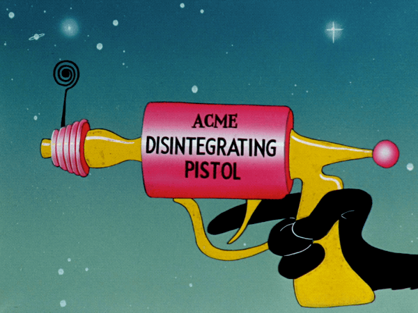 Animated GIF: ACME Disintegrating Pistol