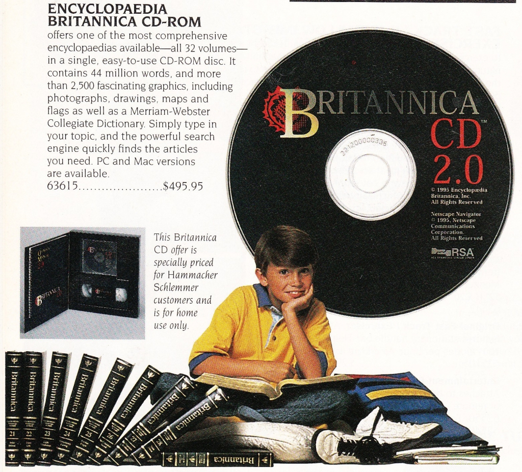 Encyclopedia Britannica CD-ROM Ad from 1996 - Brian ...