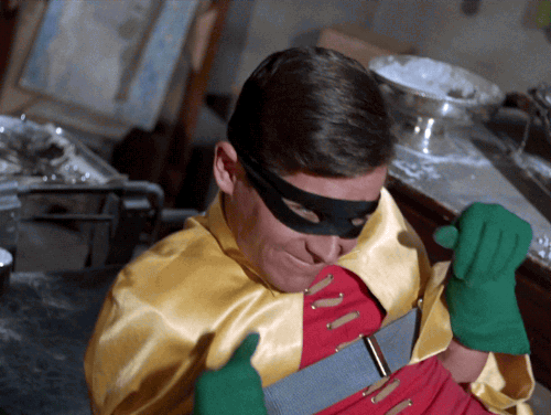 Robin Animated GIF from Batman Classic TV Series – 