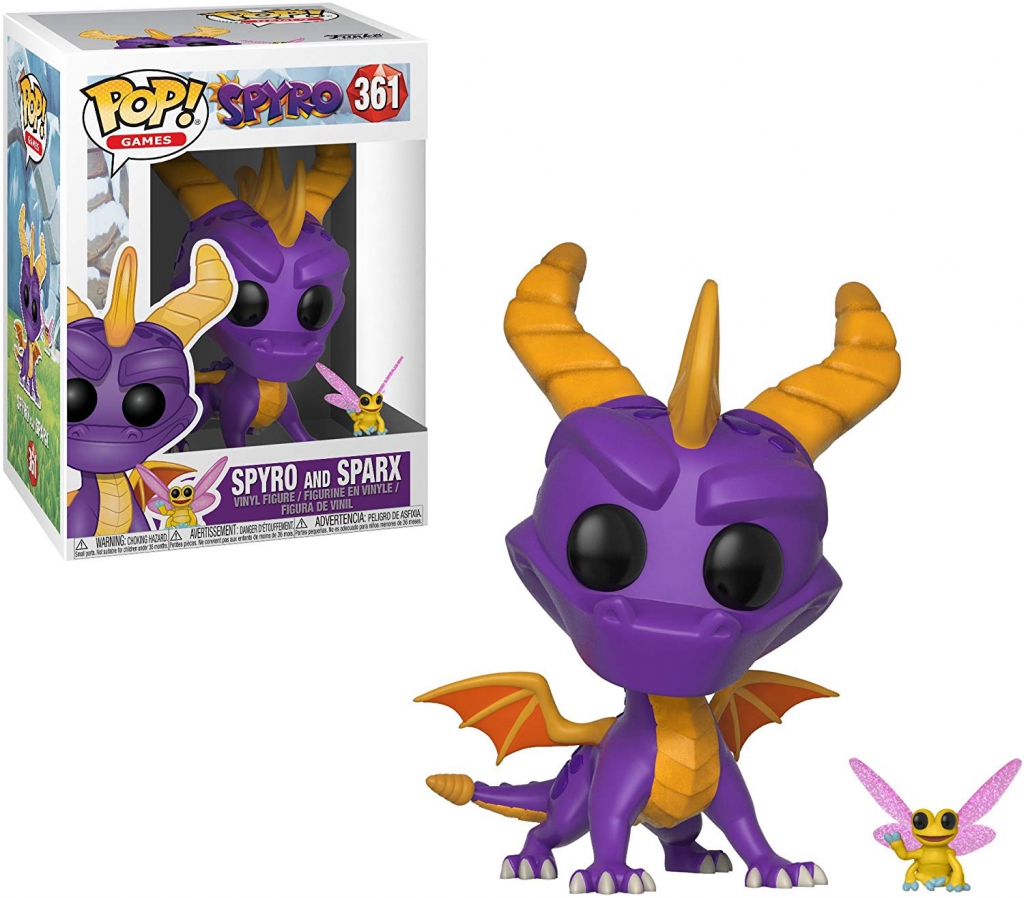 Funko Pop! Spyro The Dragon and Sparx Vinyl Figures