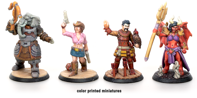 Hero Forge 2 - Color Printed Miniatures