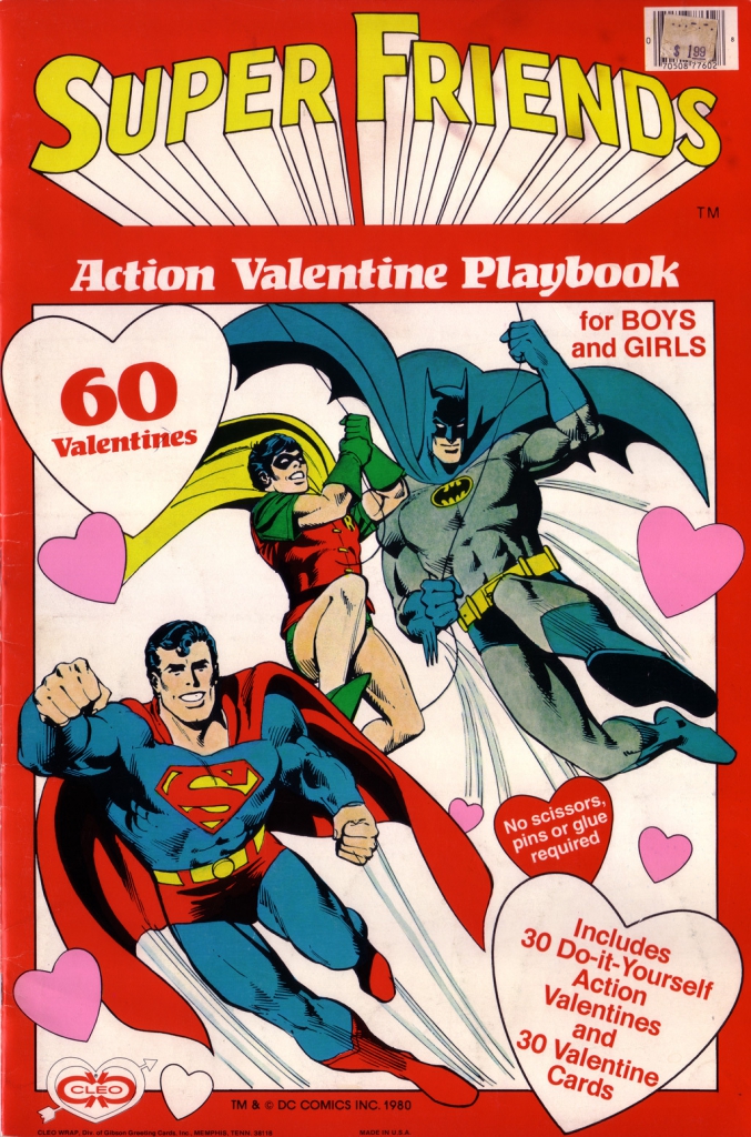 Superfriends Action Valentine Playbook (1980)