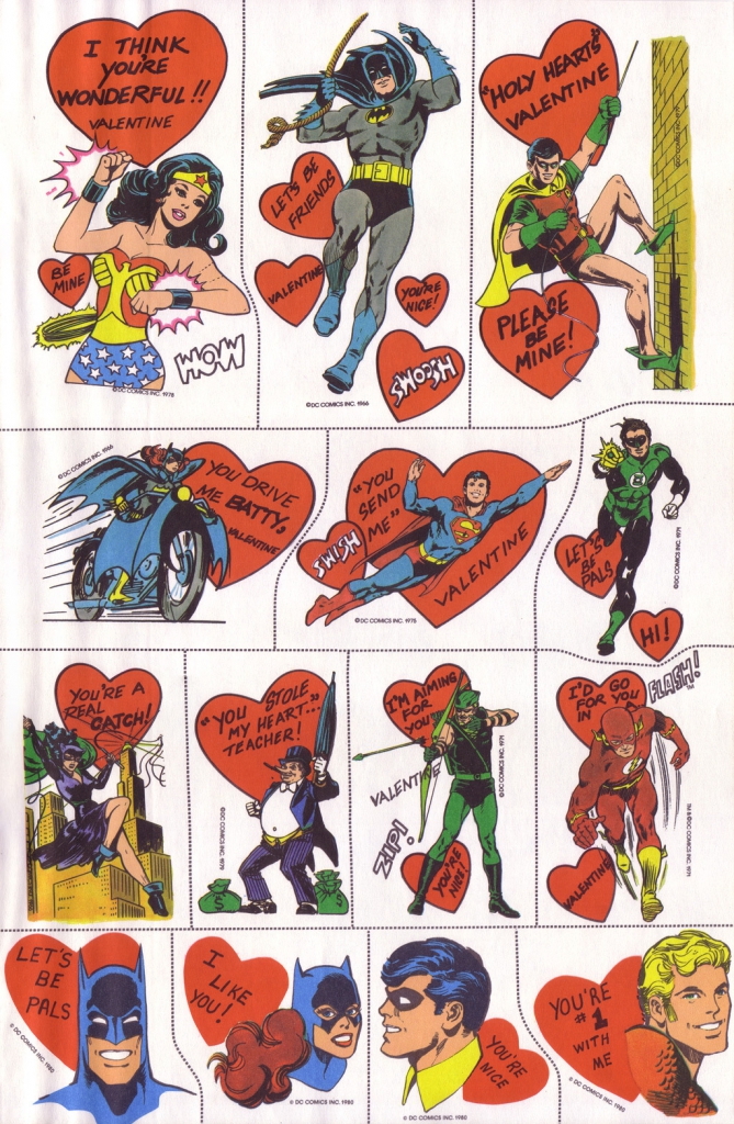 Superfriends Action Valentine Playbook (1980)