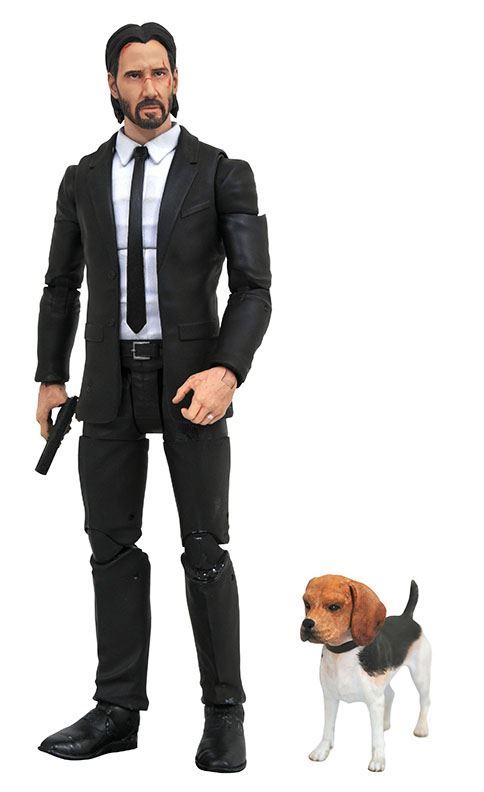 John Wick Action Figure With Dog